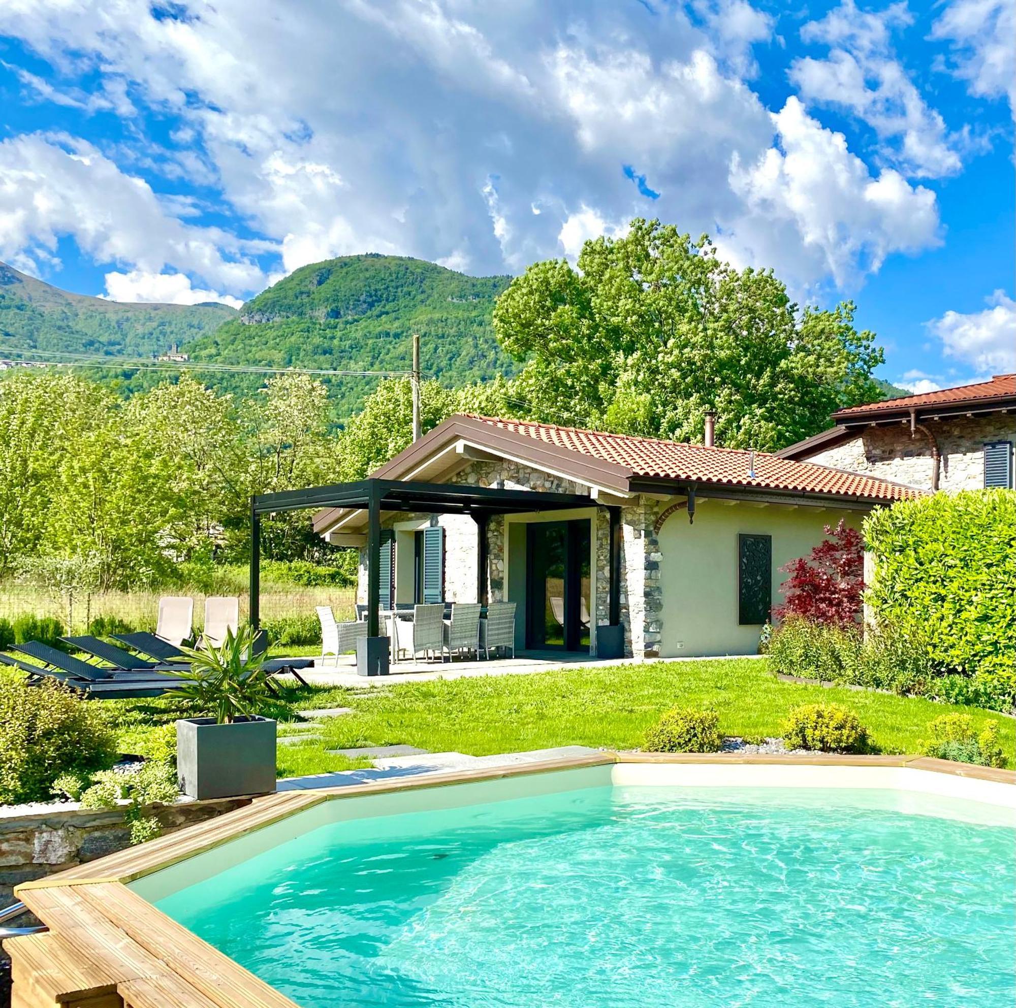 Villa Larius Gravedona Kültér fotó