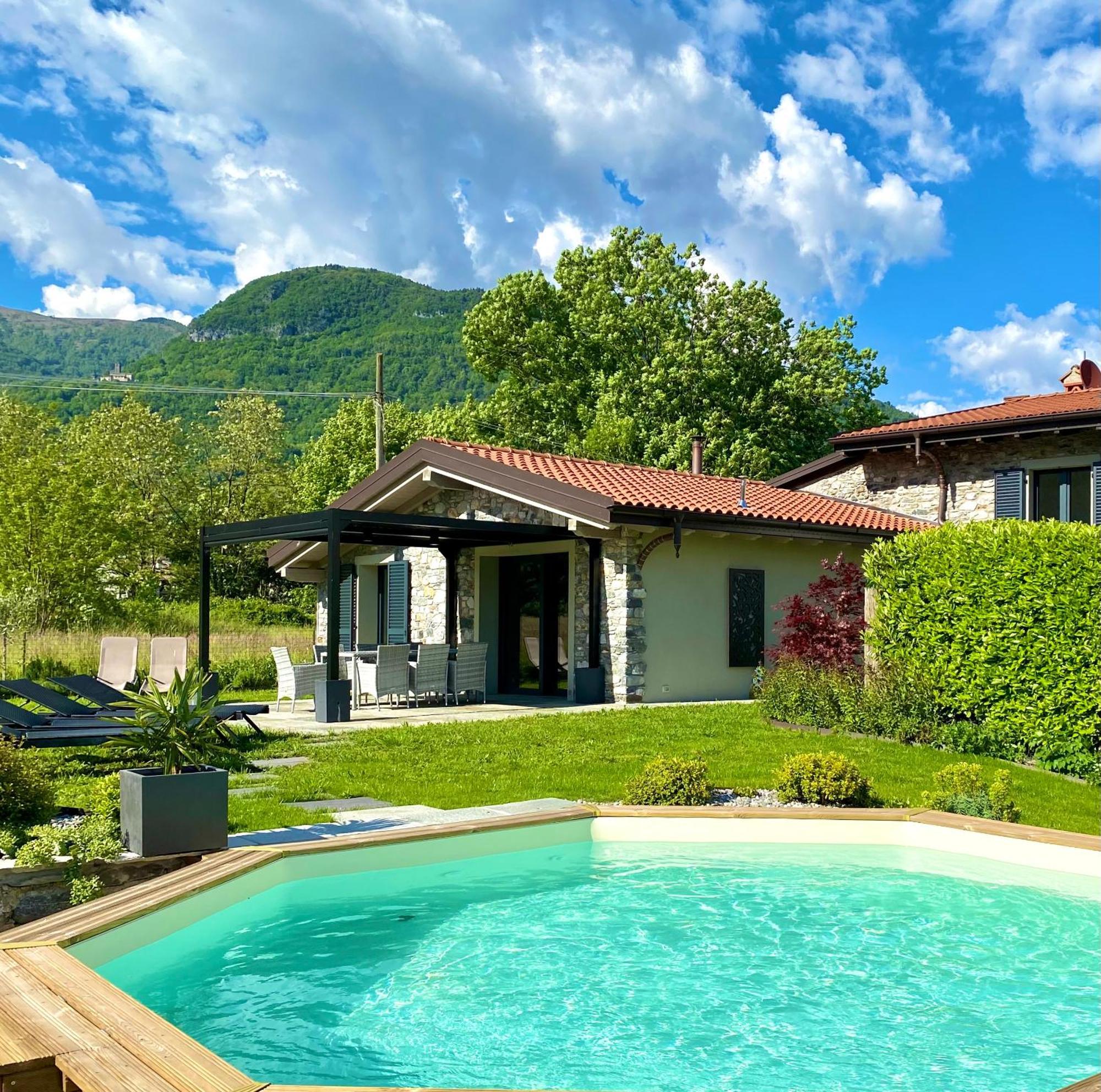 Villa Larius Gravedona Kültér fotó